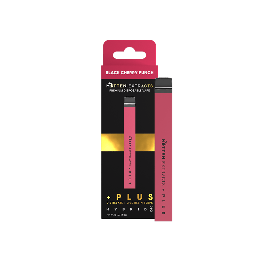 Photograph of product: Mitten Extracts BLACK CHERRY PUNCH +PLUS 1G Disposable