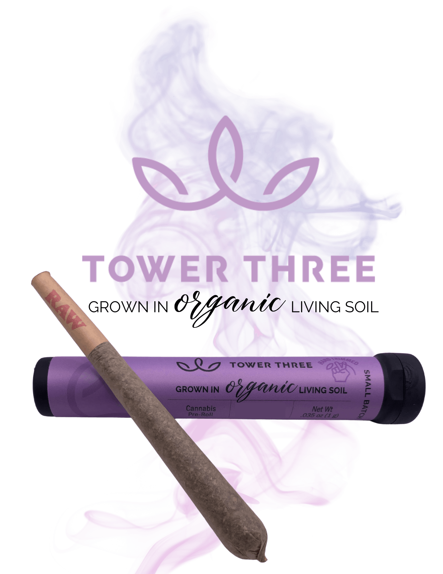 Photograph of product: Moonbutter 1g Pre-Roll Tower Three