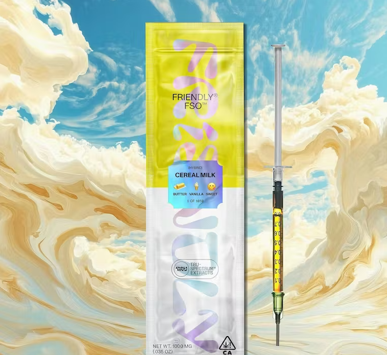 Photograph of product: Cereal Milk Live Resin Applicator