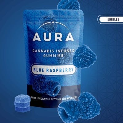 Photograph of product: Blue Raspberry Crunch + CBN Gummies 110mg | 10pk - 