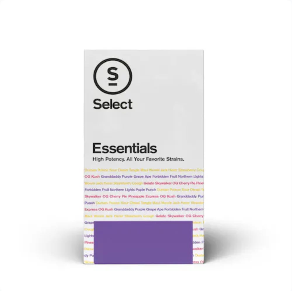 Photograph of product: Select Essentials - GDP - 1g Vape Cart