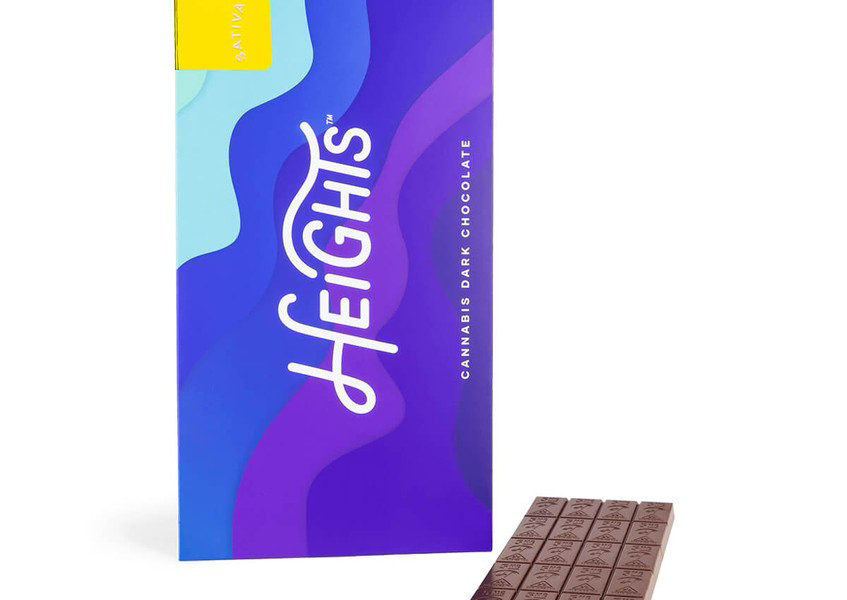 Photograph of product: Dark Chocolate (S) 100mg Chocolate Bar