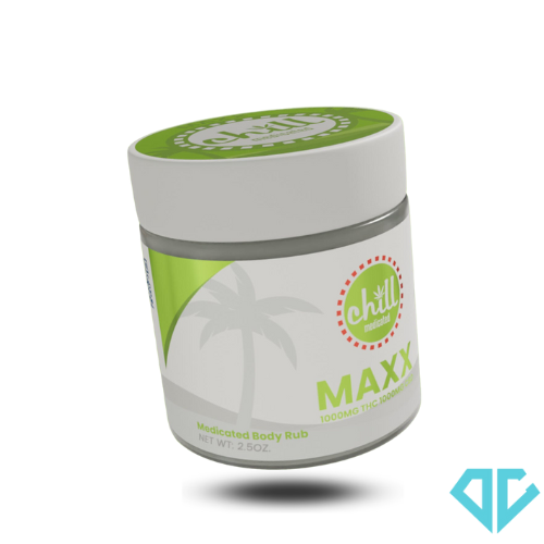 Photograph of product: Chill Medicated MAXX Body Rub TH-oui/CBD 1000mg/1000mg