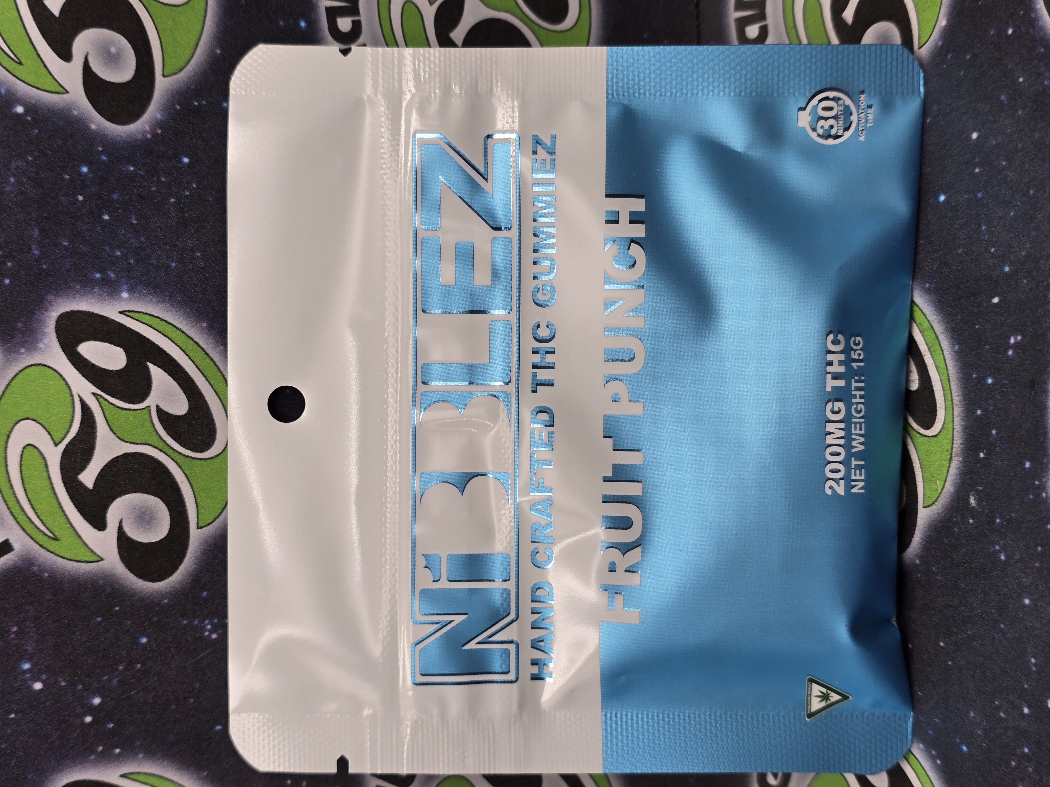 Photograph of product: Nibblez | Fruit Punch | 200mg