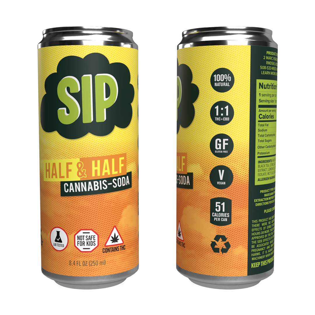 Photograph of product: Half & Half | Infused Beverage | 5mg