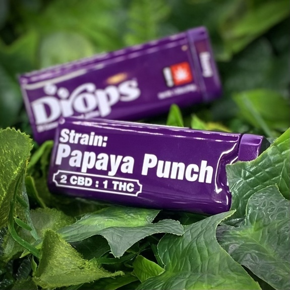 Photograph of product: Blackberry 2:1 Heavy - 20pk 100mg TH-oui & 200mg CBD of 5mg Jellies - Drops