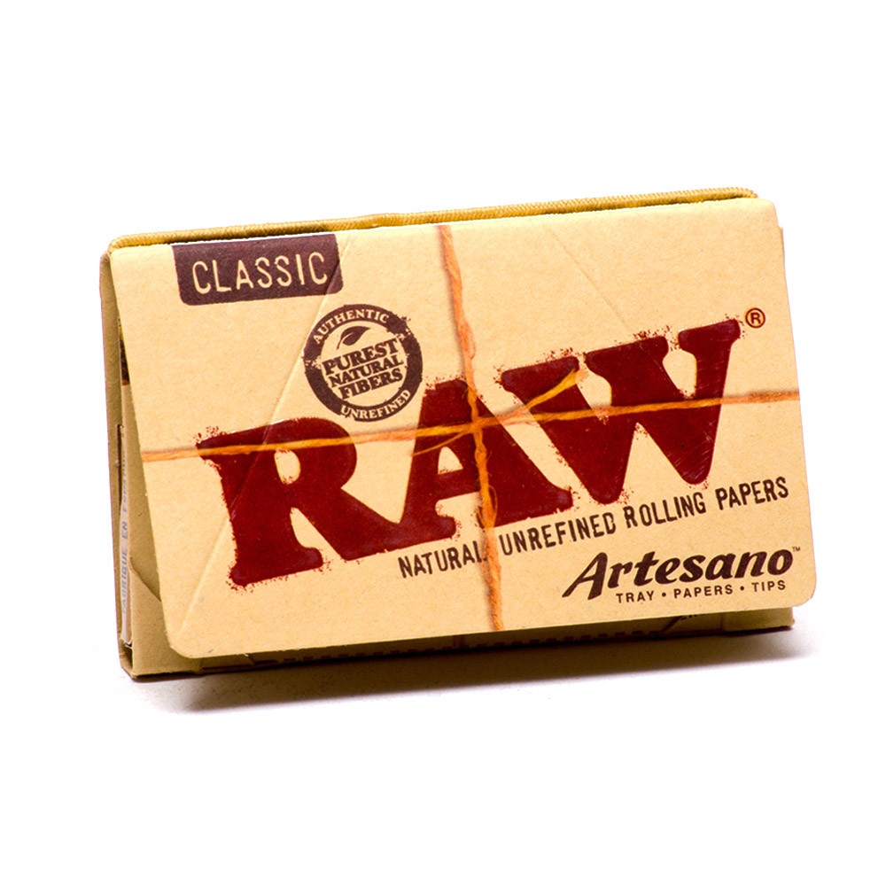 Photograph of product: RAW Classic Artesano 1 " Size Rolling Papers with Tips