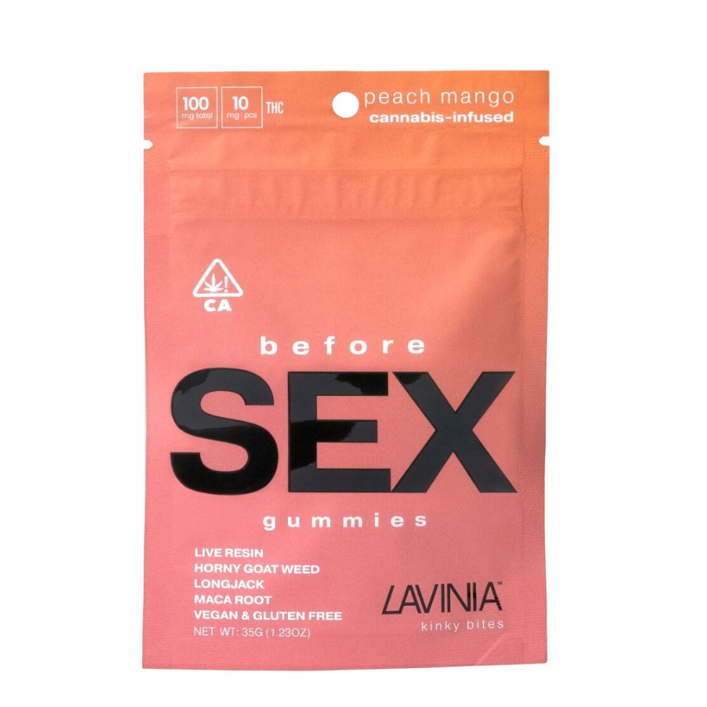 Photograph of product: BEFORE SEX PAPAYA PASSIONFRUIT GUMMIES 100MG - LAVINIA