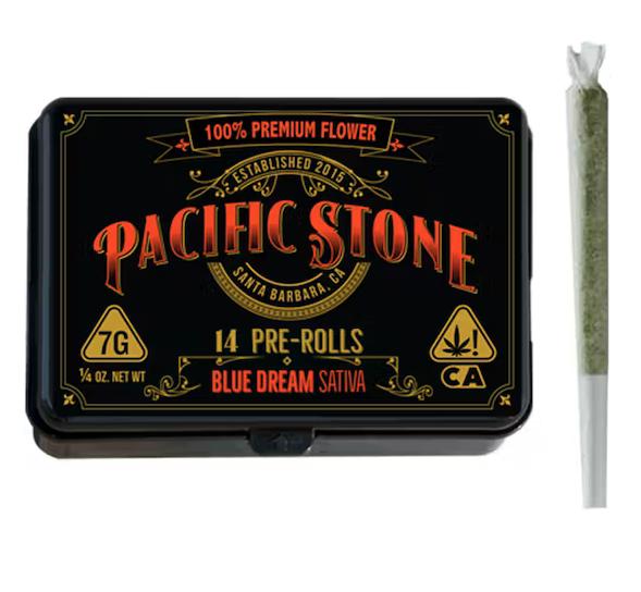 Photograph of product: 14-Pack Blue Dream (Oui'd) Pre-rolls TH-oui:21% $44