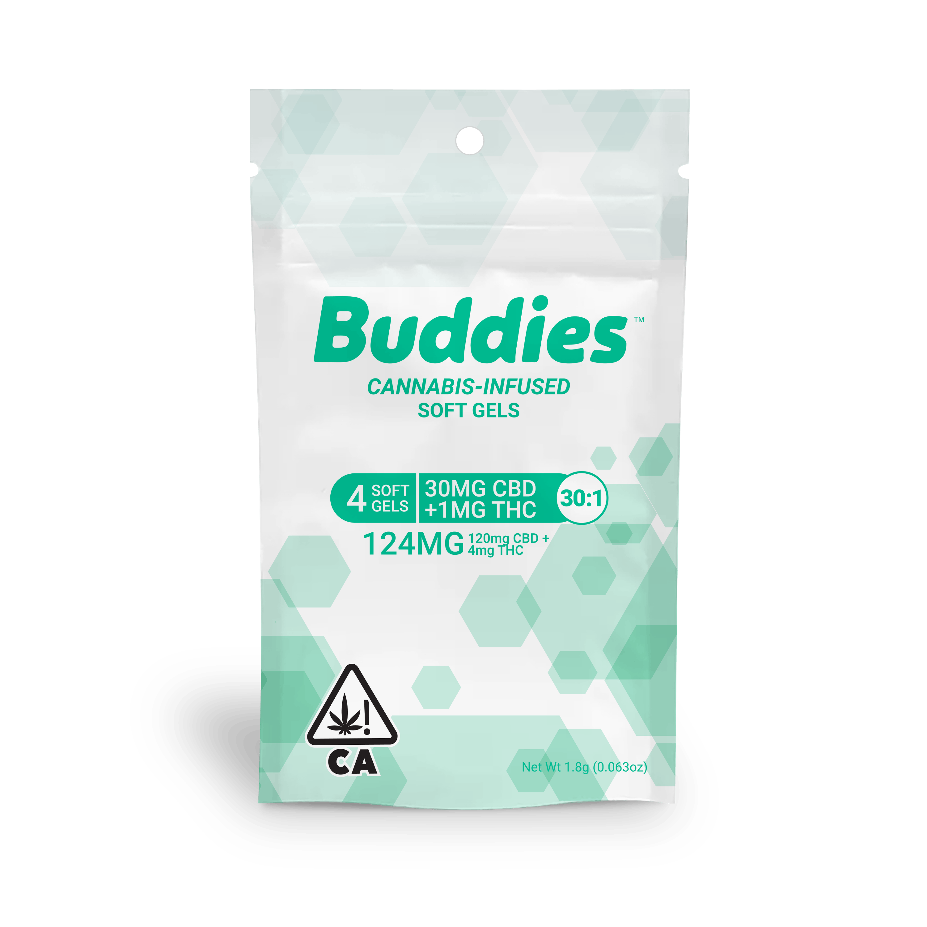 Photograph of product: 30:1 Thc/Cbd Capsule (4pk)