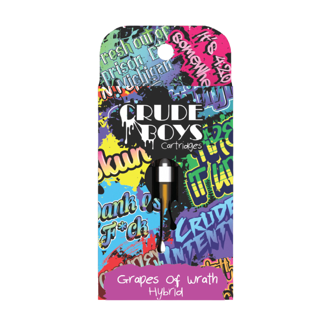 Photograph of product: Crude Boys - 1g 510 Cart - Grapes Of Wrath