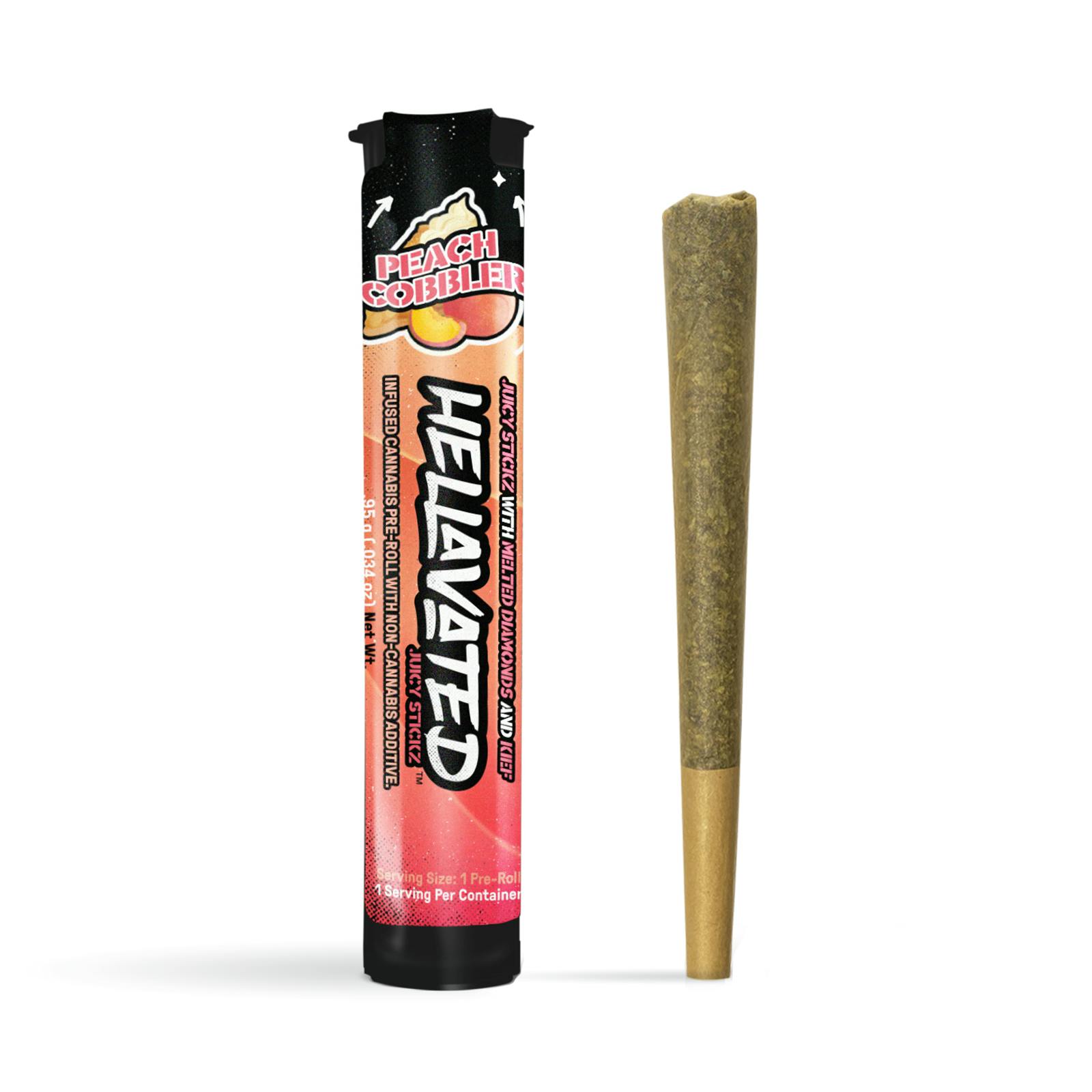 Photograph of product: Juicy Stickz | Tropicalez Punch | Infused Single Pre-roll | 0.75g