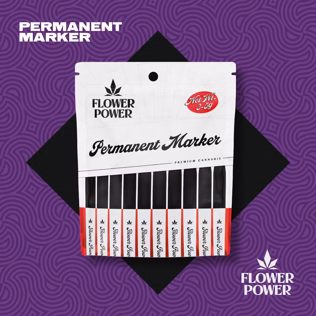 Photograph of product: Flower Power - 3.5g Prepack - Permanent Marker