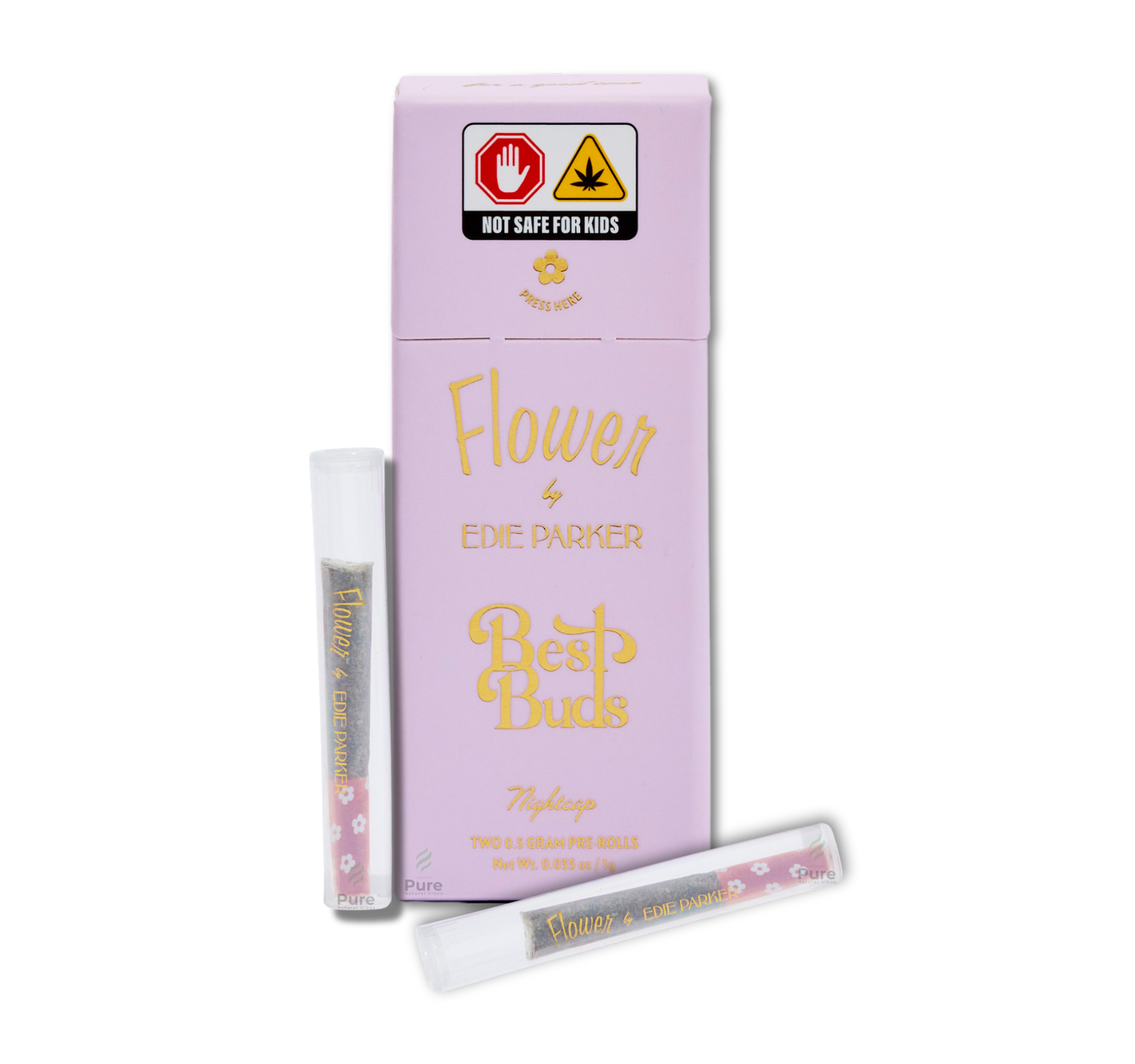 Photograph of product: Edie Parker | Pre-Roll Pack | Nightcap - 2pk | 1.0g