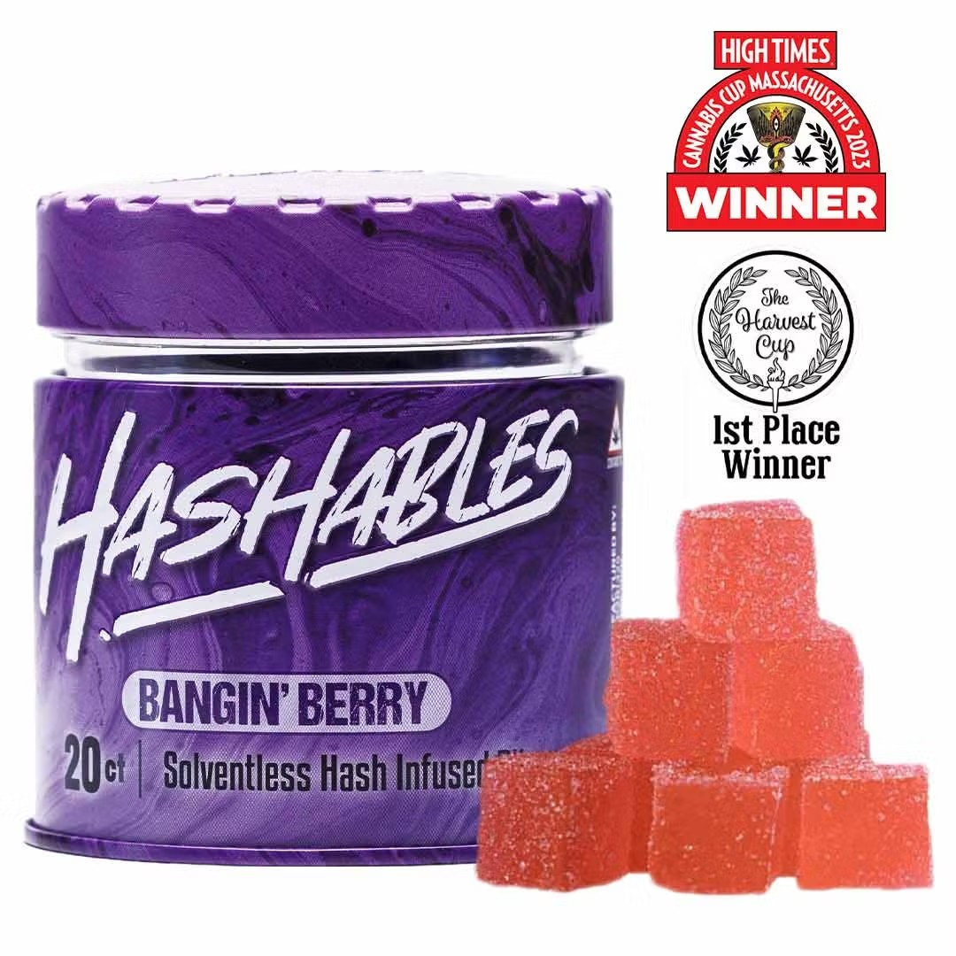 Photograph of product: Bangin' Berry - Gummies - 5mg/piece (20 pack)