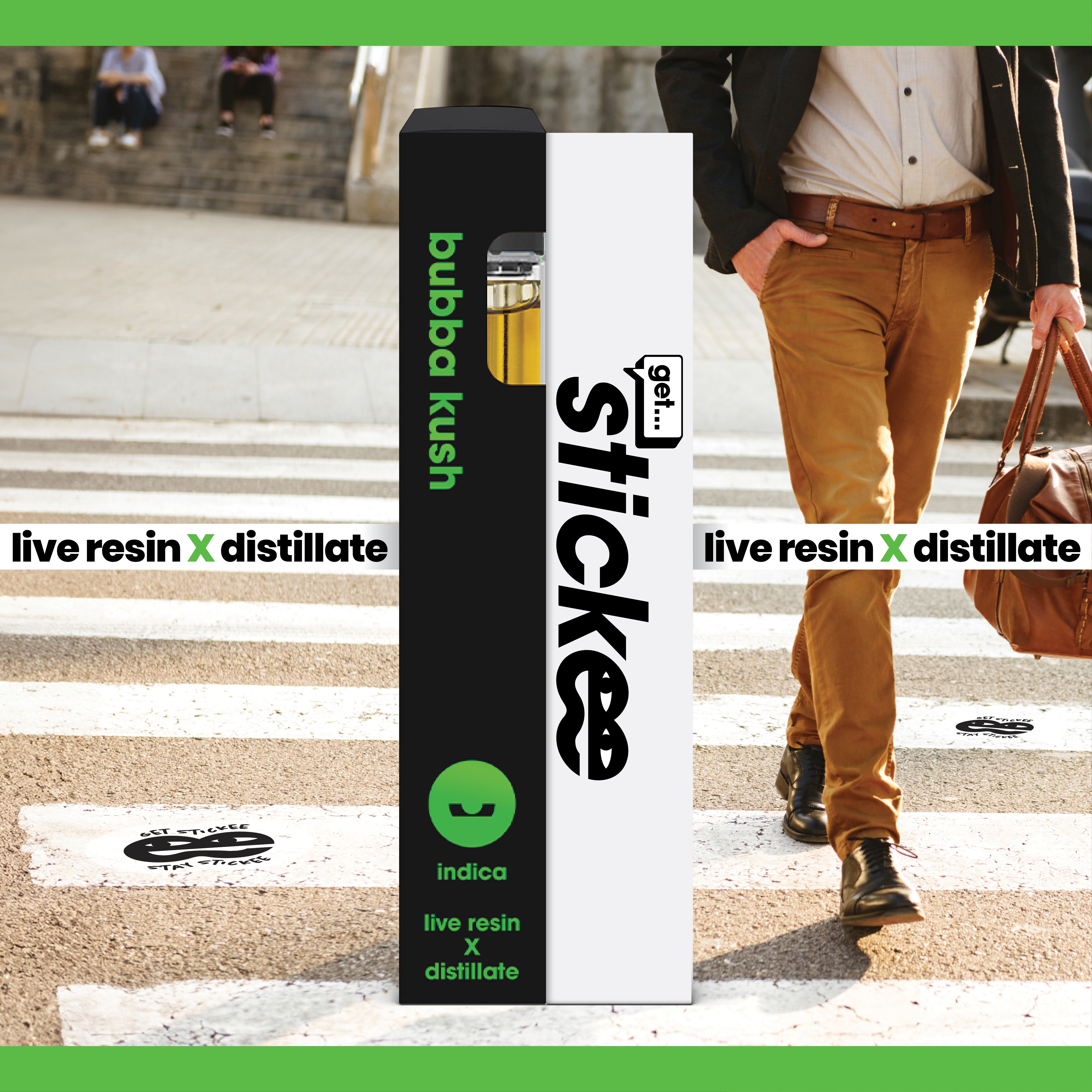 Photograph of product: STICKEE | Bubba Kush | 1G | Live Resin Disposable