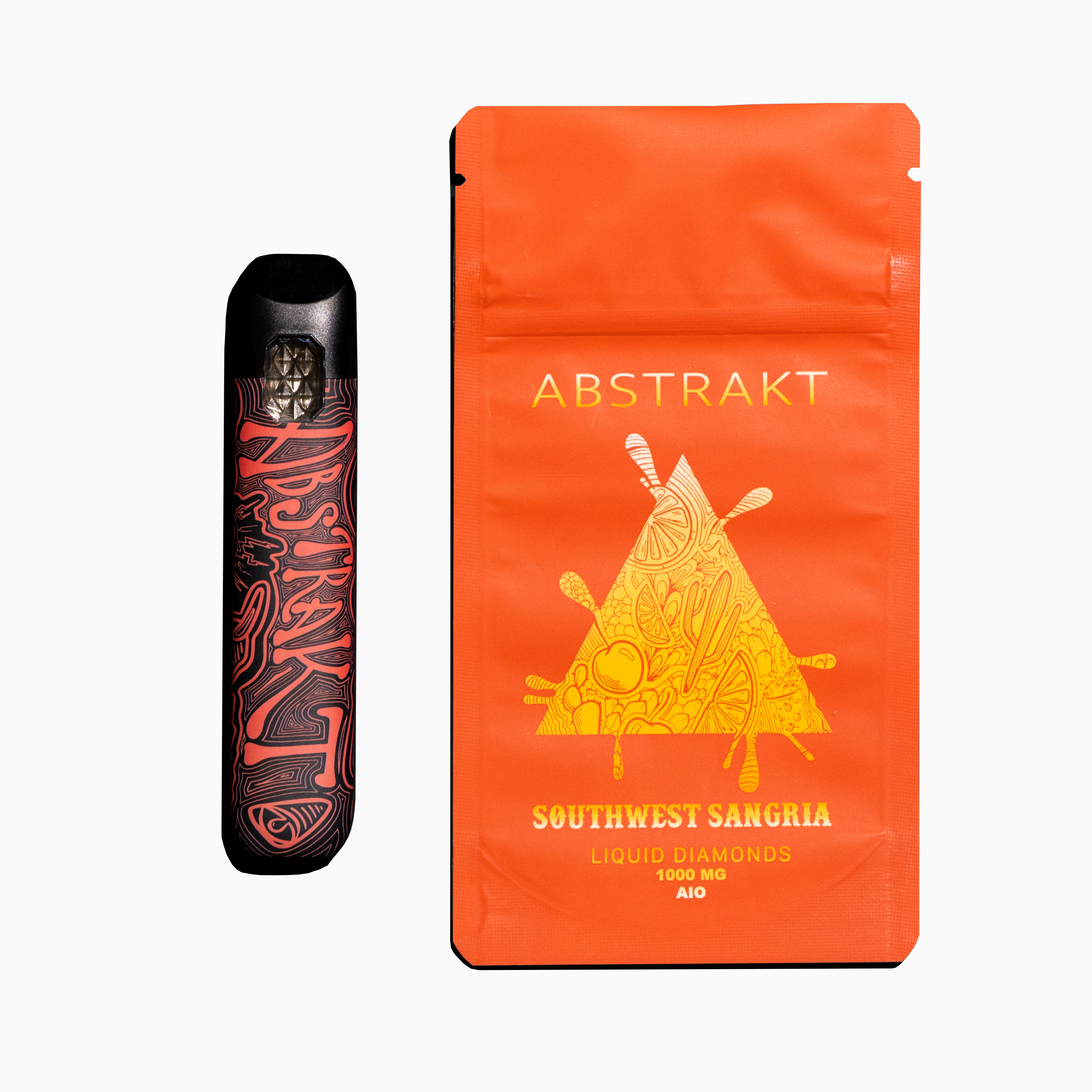 Photograph of product: Abstrakt Southwest Sangria Liquid Diamond AIO 1g