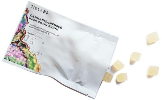 Photograph of product: 710 Labs | Dulce De Fresa #5 Hash Rosin Gummis | 100mg