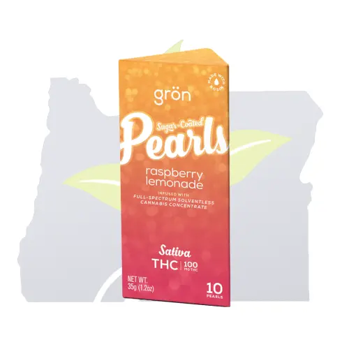 Photograph of product: Gron-Pearl-10Pk-Rasp. Lemon