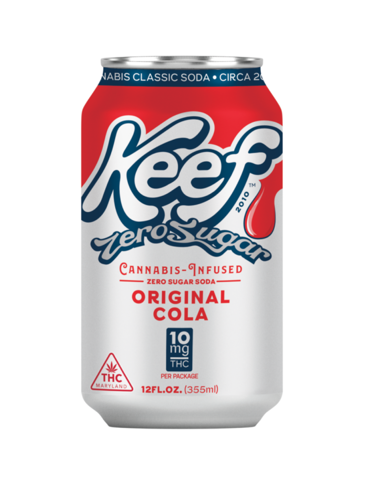 Photograph of product: 10mg Original Cola Infused Soda {Zero Sugar} 12oz