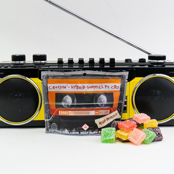 Photograph of product: og Mixtape Gummies | 2,000mg TH-oui : 200mg CBD | Hybrid