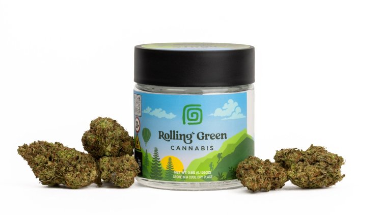 Photograph of product: Rolling Green Jar Jungle Juice - 3.5g