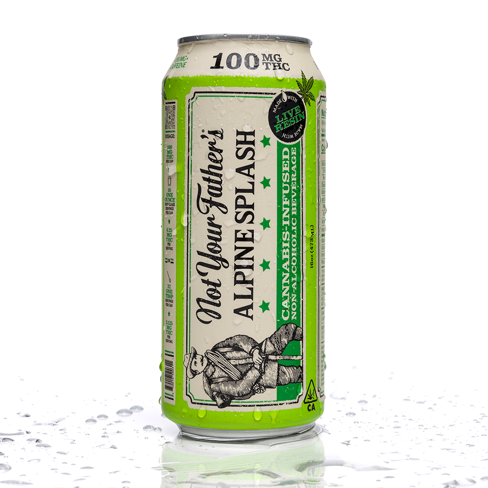 Photograph of product: ALPINE SPLASH | 16OZ SODA 100MG + CAFFEINE