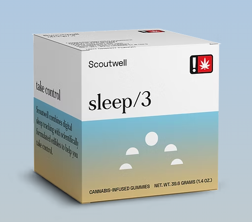Photograph of product: Scoutwell - Sleep/3 Gummies