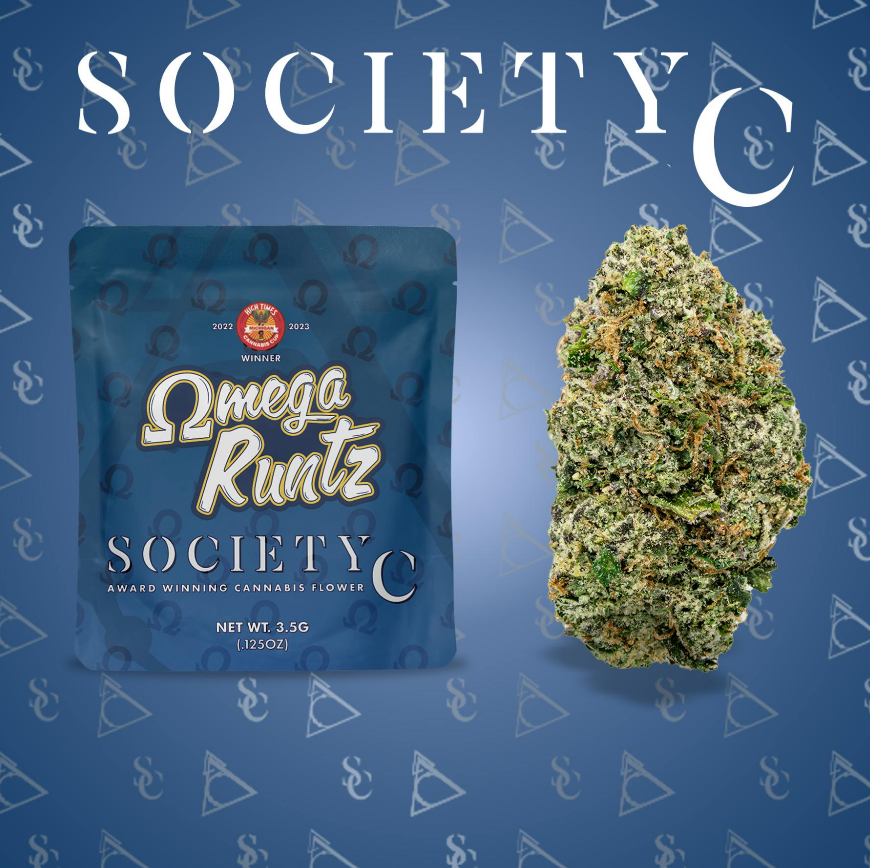 Photograph of product: Society C - Omega Runtz Pre-Packaged 3.5g | 6/$100