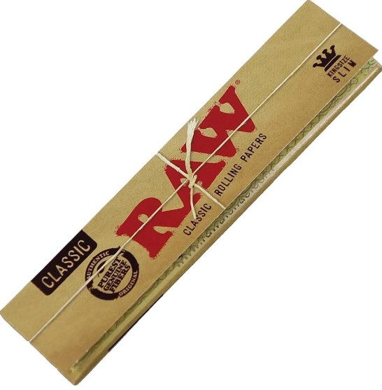 Photograph of product: Raw - Classic Rolling Papers - King Size Slim
