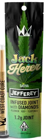 Photograph of product: [West Coast Cure] Diamond Infused Preroll - 1.2g - Jack Herer (S)