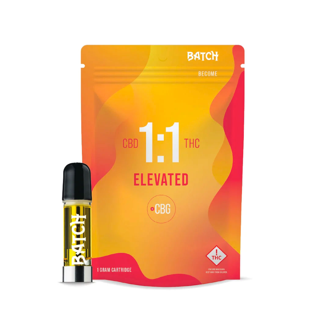 Photograph of product: Batch | 1g Cartridge | 1:1 Become Elevated (TH-oui:CBG)