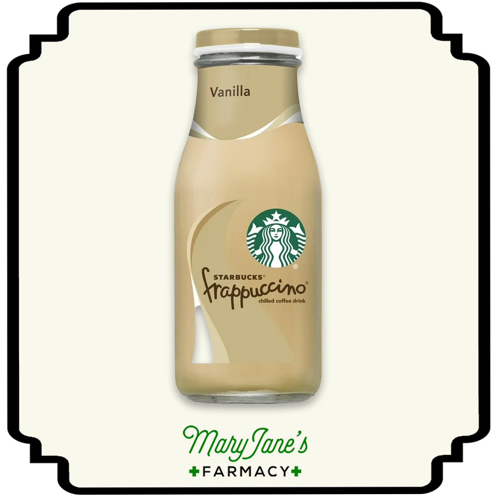 Photograph of product: Non-Oui'd Drinks | Starbucks Vanilla Frappuccino | 9.5oz