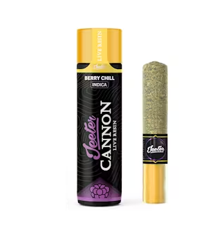 Photograph of product: 1.3g Berry Chill (Indica) Jeeter Baby Cannon [Indoor] $25
