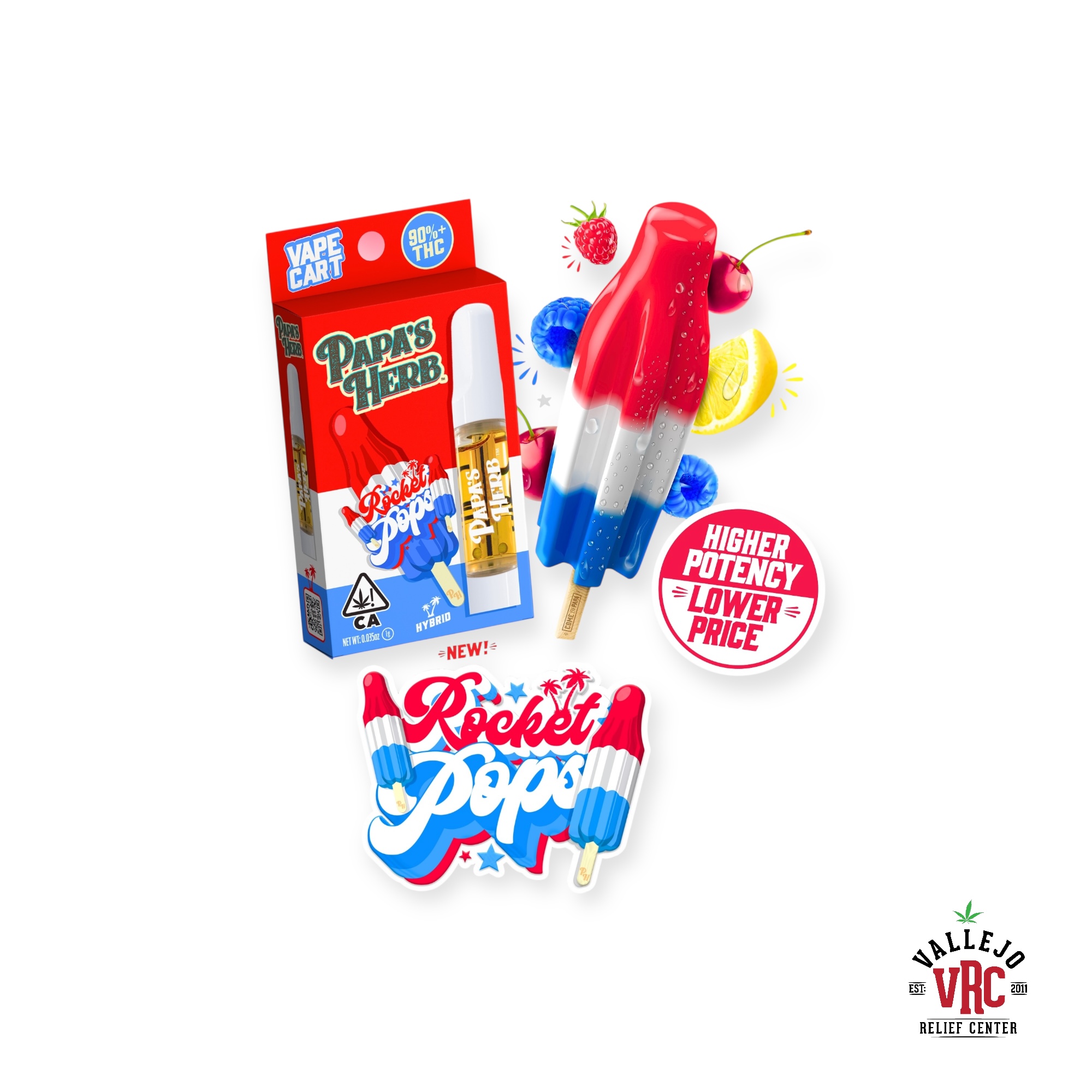 Photograph of product: ROCKET POPS 1G