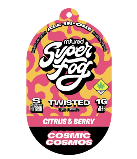 Photograph of product: Cosmic Cosmos Twisted Jefe Disposable | 1g
