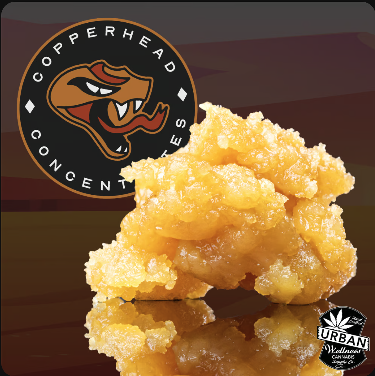 Photograph of product: CopperHead Purple Rain Crumble 1g