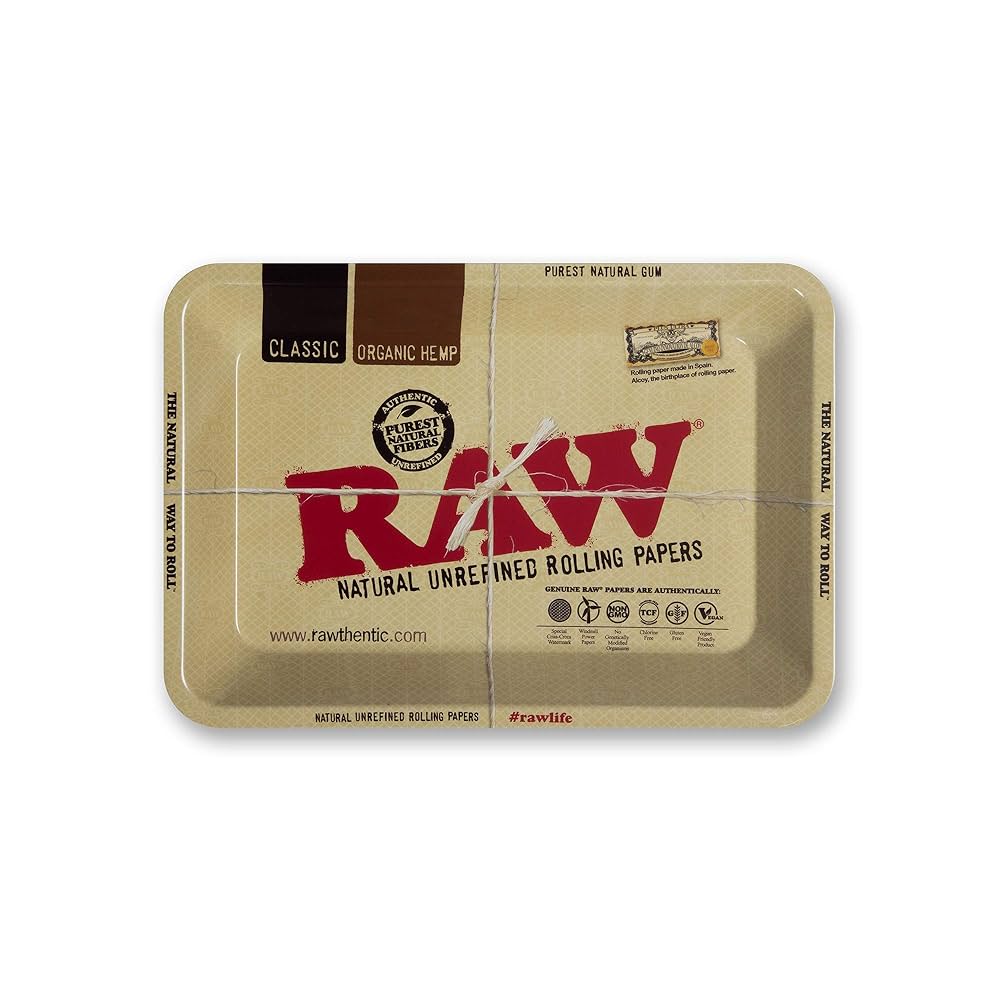 Photograph of product: RAW Metal Classic Rolling Tray |  Mini