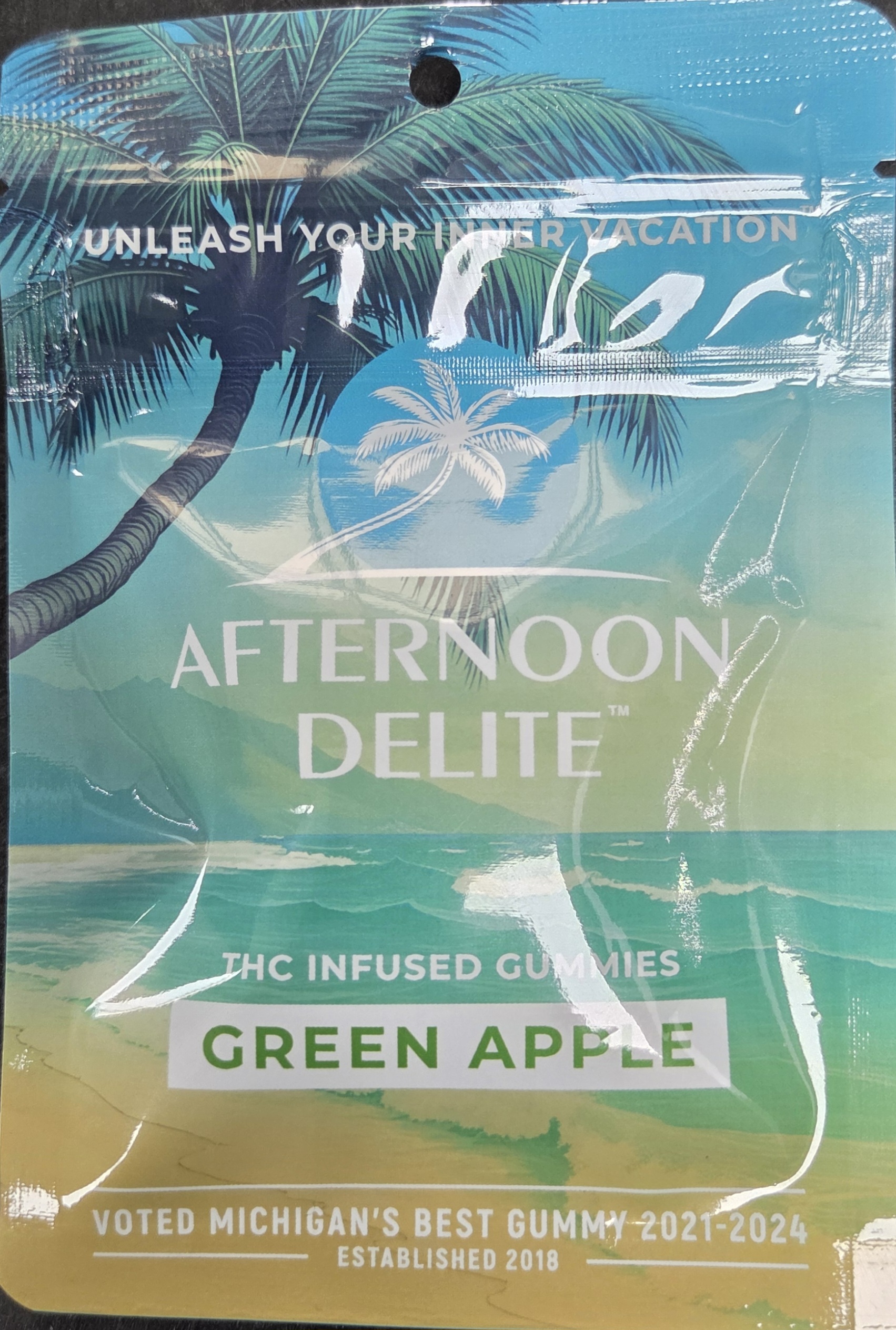 Photograph of product: Afternoon Delite - Green Apple - 200mg 2 Pack