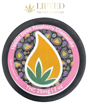 Photograph of product: ROSIN INFUSED ICE CREAM SUNDAZE-RASBERRY CHEESECAKE