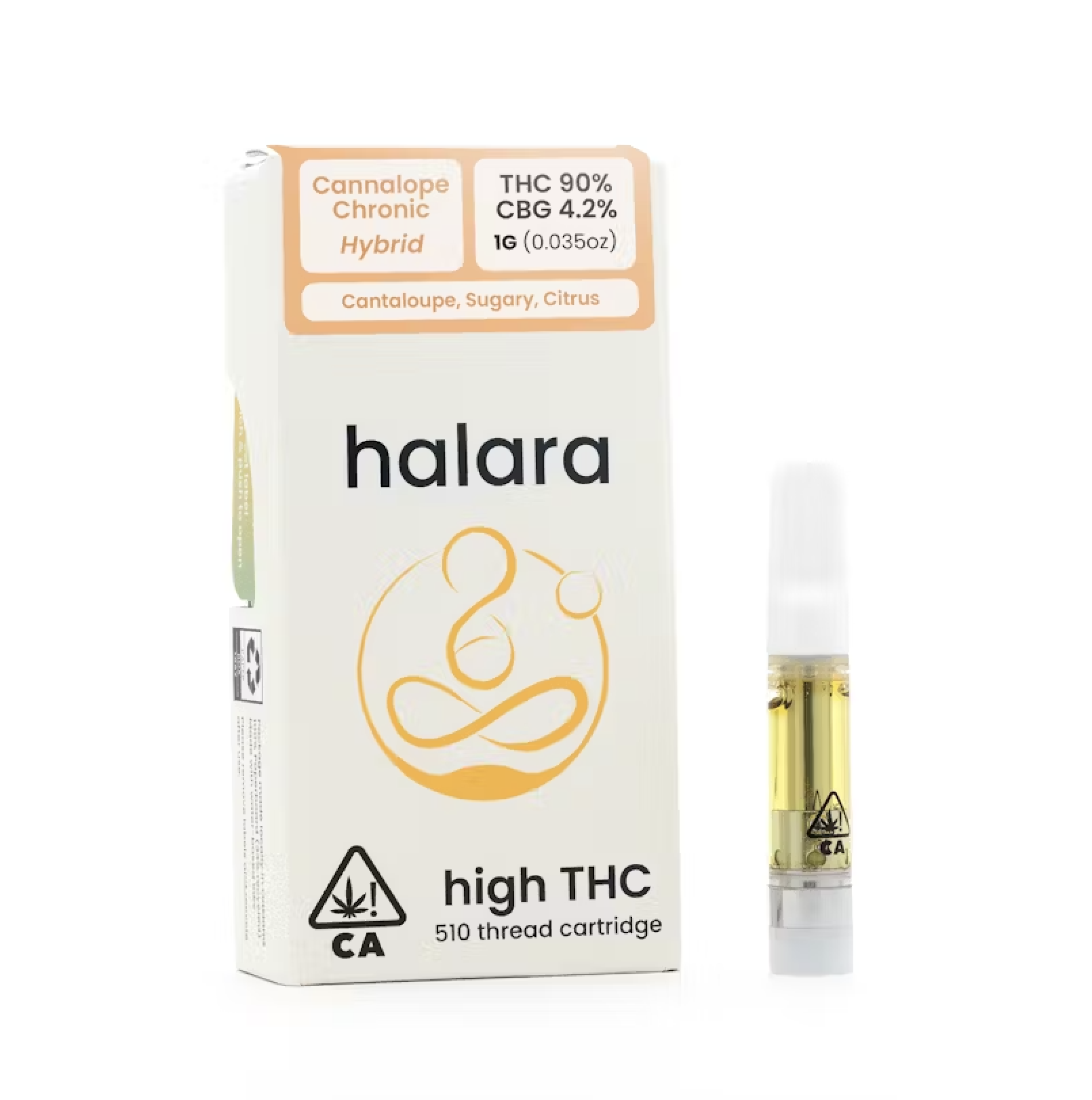 Photograph of product: Halara High THC Cartridge 1g - Cannalope Chronic (H)