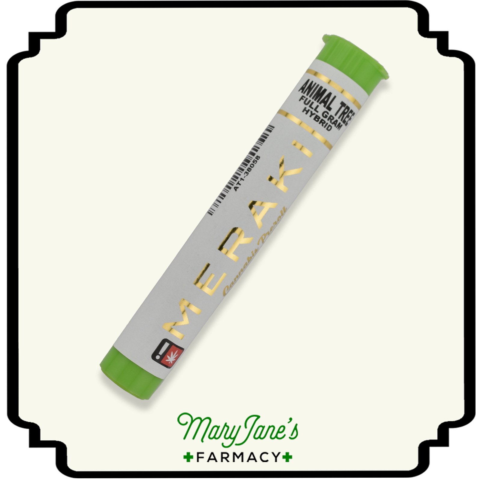 Photograph of product: Animal Tree Pre-roll | 1g
