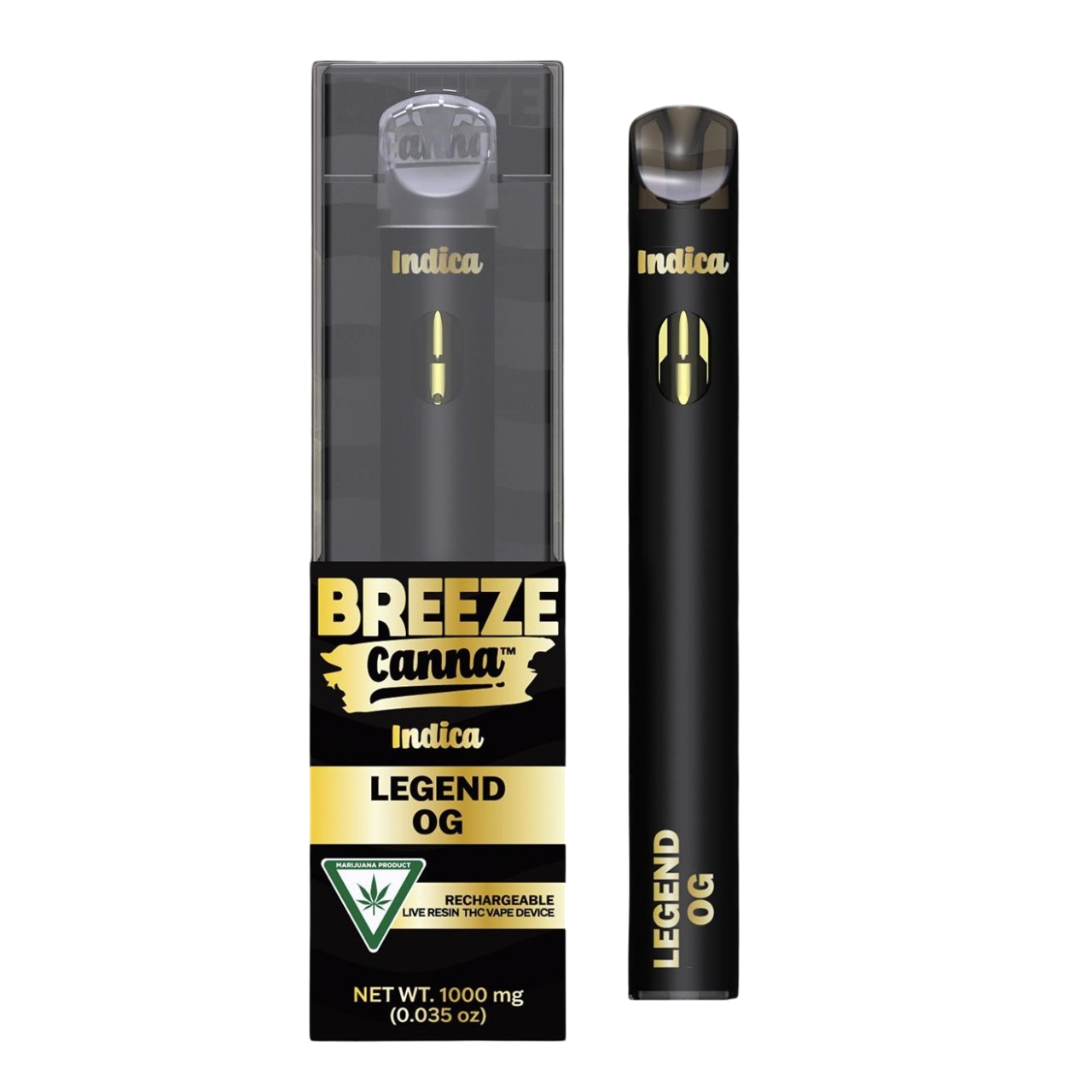 Photograph of product: Breeze Legend OG All-In-One Live Resin Vape | 1g