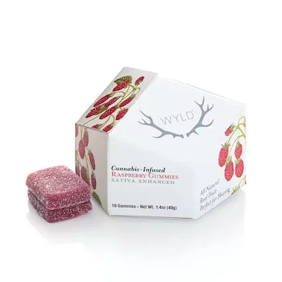 Photograph of product: WYLD Gummies - 100mg - Blood Orange CBC/TH-oui - Oui'd