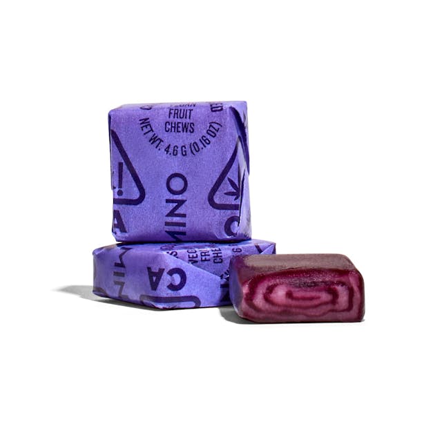 Photograph of product: Boysenberry 10:5 TH-oui/CBN Single Chew - 