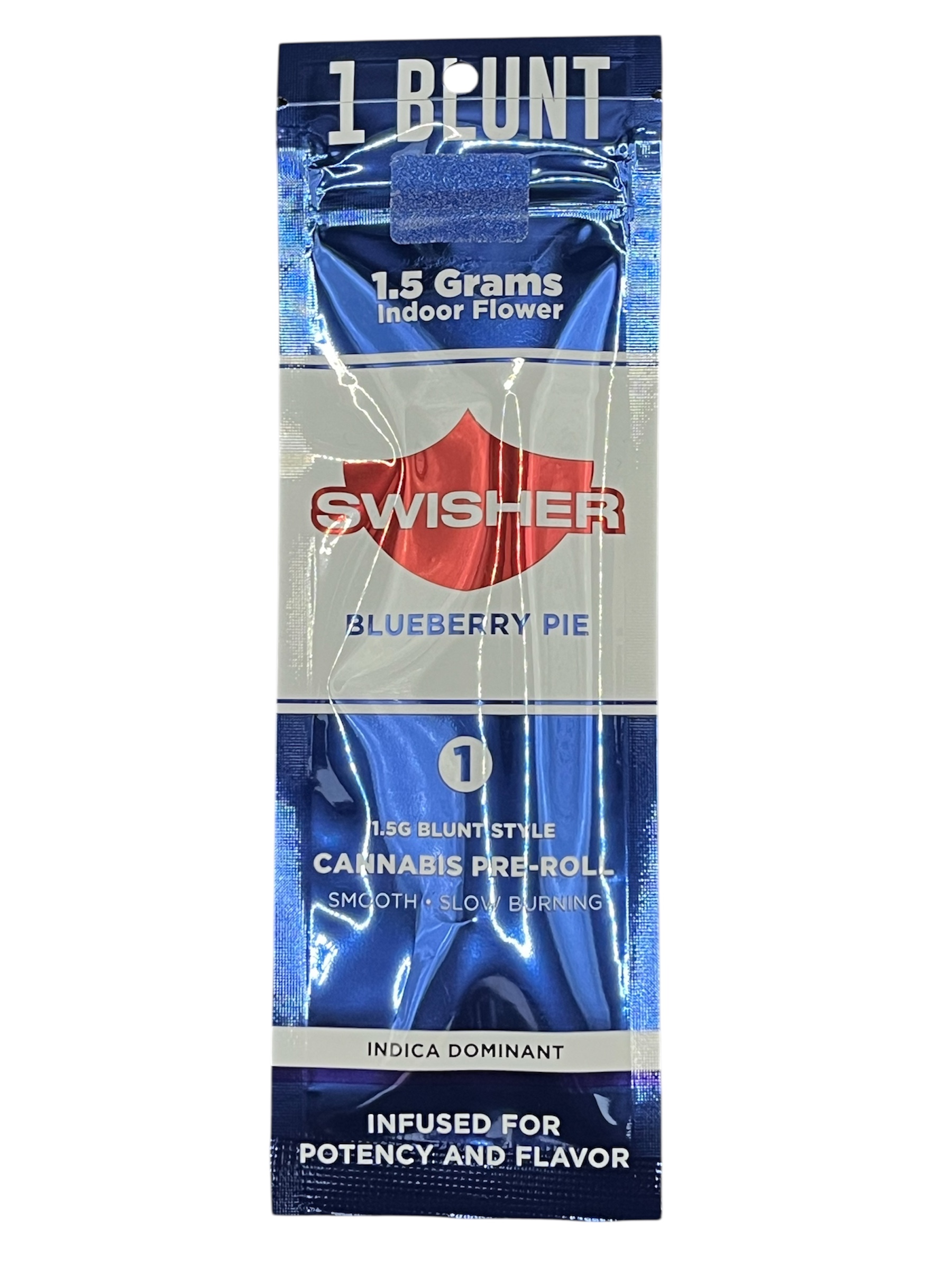 Photograph of product: SWISHER | BLUEBERRY PIE | LIVE RESIN | INFUSED BLUNT