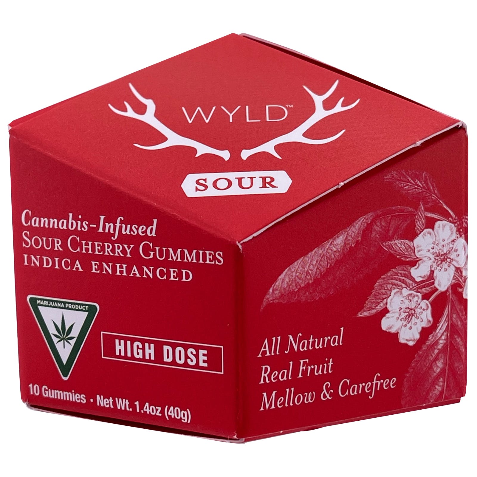 Photograph of product: WYLD Sour Tangerine Gummies 200mg
