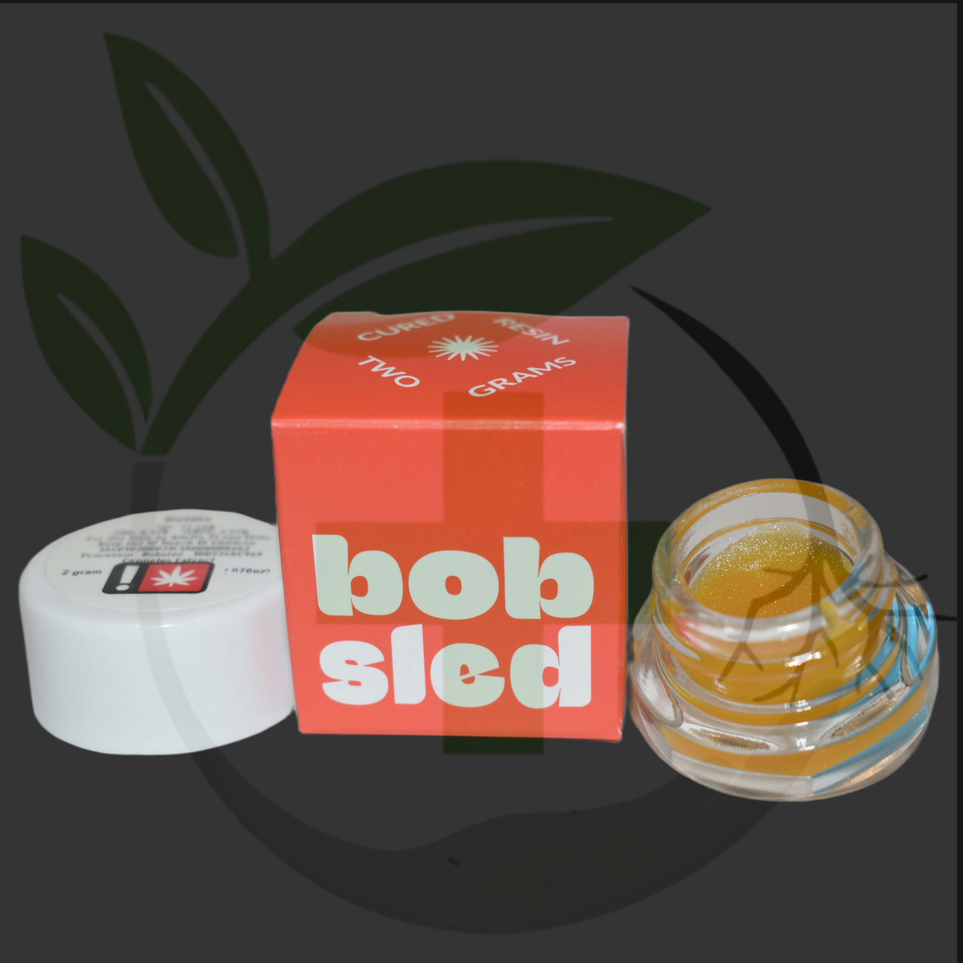 Photograph of product: *Cured Resin - TF - Bobsled - 2g - GLS - Sage and Sour