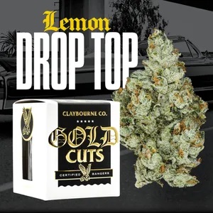 Photograph of product: CLAYBOURNE CO. - GOLD CUTS - FLOWER - - Oui'd - LEMON DROP TOP - 3.5g