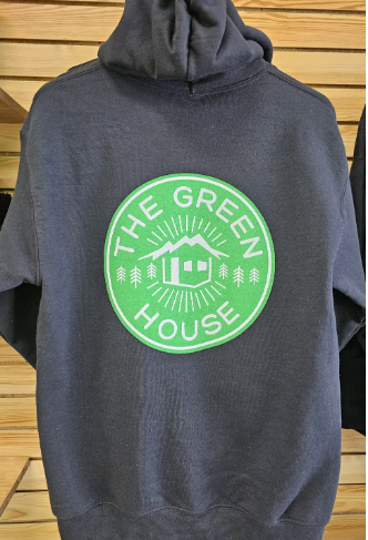 Photograph of product: Green House - Zip - Black - L